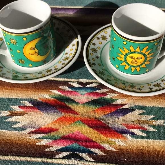 Vintage Sun and Moon Espresso Set! - Picture 8 of 8